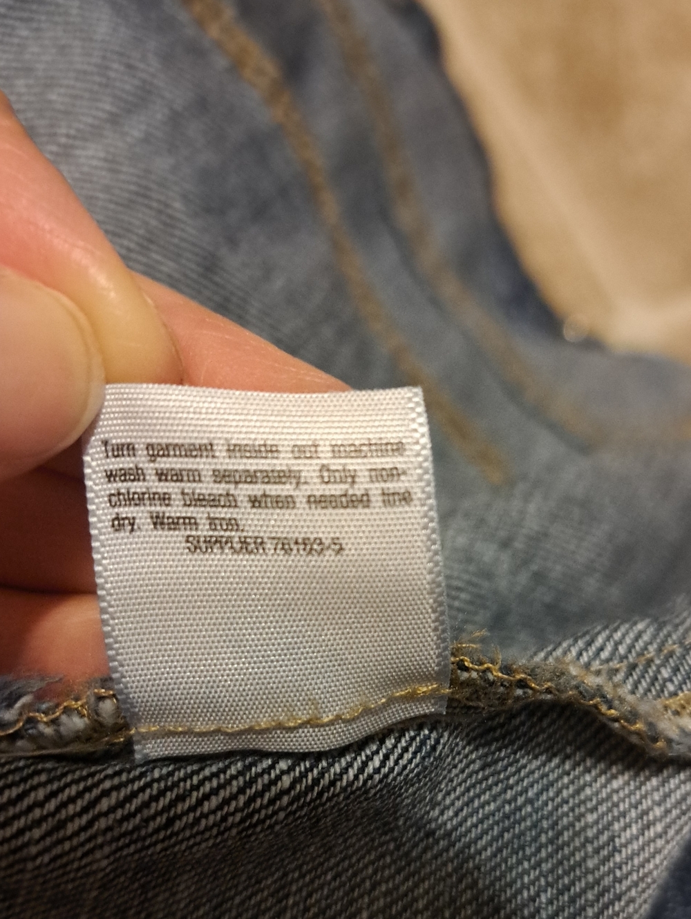 A.N.A. Classic Women's Denim Jacket - Blue - Picture 8 of 10